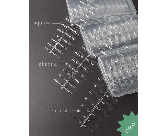 ADORE. Funky Gel Tips, Square Short, 240 pcs. Гелеві тіпси, короткий квадрат #3