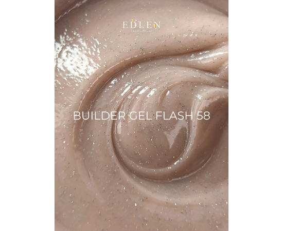 EDLEN. Builder gel, Flash #58, 15 ml #2