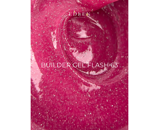EDLEN. Builder gel, Flash #63, 15 ml #2