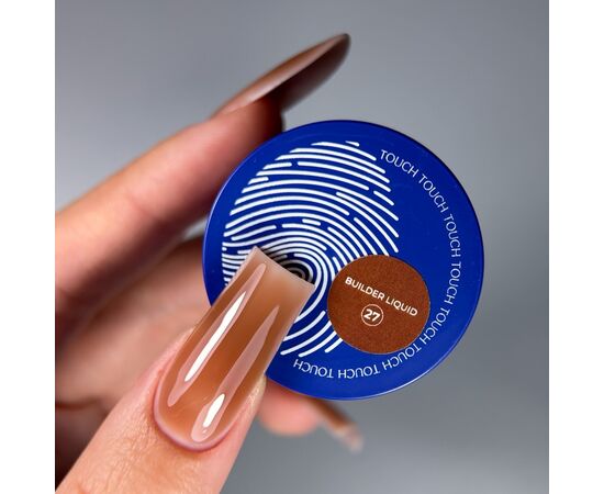 TOUCH. Liquid Builder Gel #27, 15 ml, міцний рідкий гель для нарощування #2