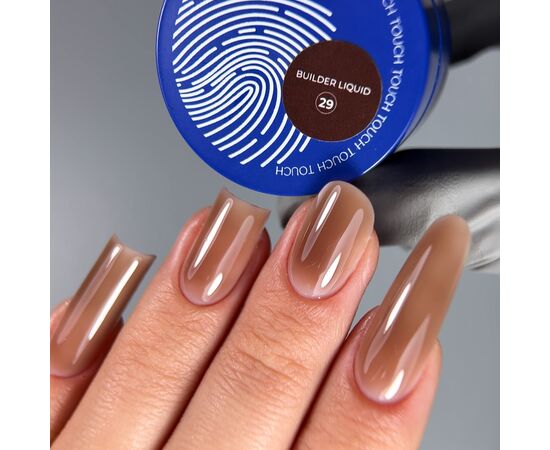 TOUCH. Liquid Builder Gel #29, 15 ml, міцний рідкий гель для нарощування #3
