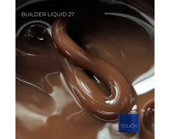 TOUCH. Liquid Builder Gel #27, 15 ml, міцний рідкий гель для нарощування #1