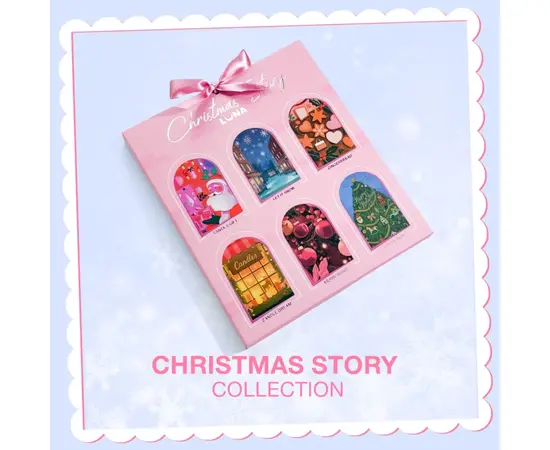 LUNAmoon. "CHRISTMAS STORY" Collection, Gel Polish, 6 pcs*8 ml #1