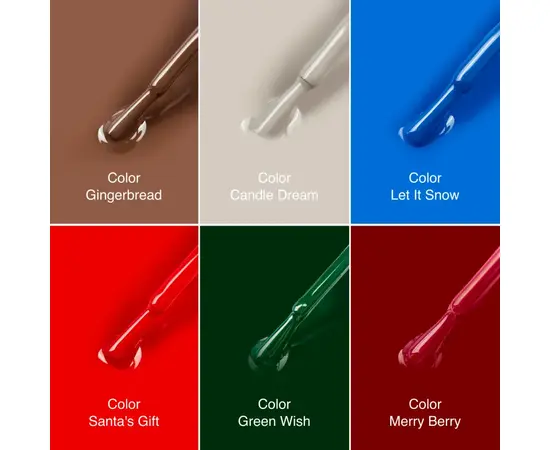 LUNAmoon. "CHRISTMAS STORY" Collection, Gel Polish, 6 pcs*8 ml #2