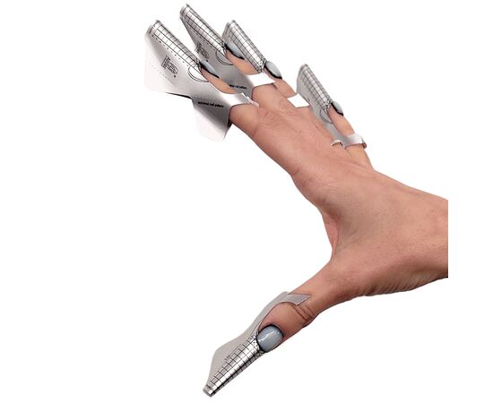 ADORE. Builder Nail Forms, PRO Metallized, 20 pcs. Металізовані нижні форми #2