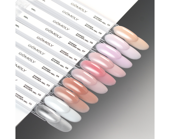 GÉMELY (ex GA&MA). Power builder gel #10, 5 ml, твердий гель #2