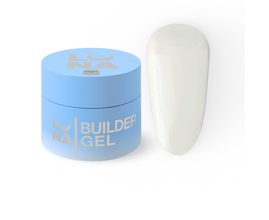 LUNAmoon. Premium Builder Gel #11 White, 15 ml, гель моделюючий, білий #2