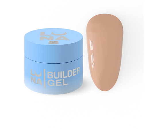 LUNAmoon. Premium Builder Gel #18 Milk chocolate, 15 ml, гель моделюючий, молочний шоколад #2