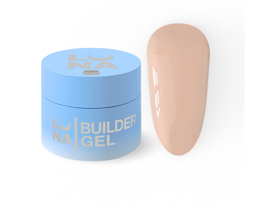 LUNAmoon. Premium Builder Gel #25 Classic beige, 15 ml, моделюючий гель, класичний беж #2