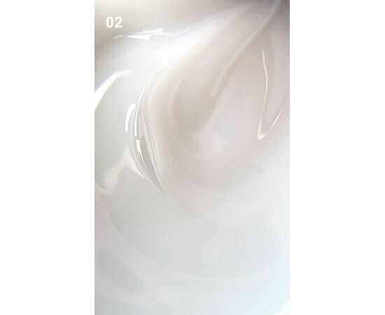 EDLEN. Water Acrygel, NUDE #02, Milky, 30 ml, рідкий гель, молочний напівпрозорий #3