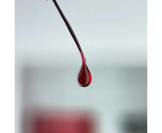 NOTD. Vitrage Builder Gel, #50, 15 ml. Вітражний гель для нарощування, червоний #3