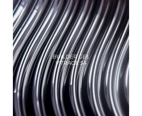 NOTD. Vitrage Builder Gel, #54, 15 ml. Вітражний гель для нарощування, чорний #4