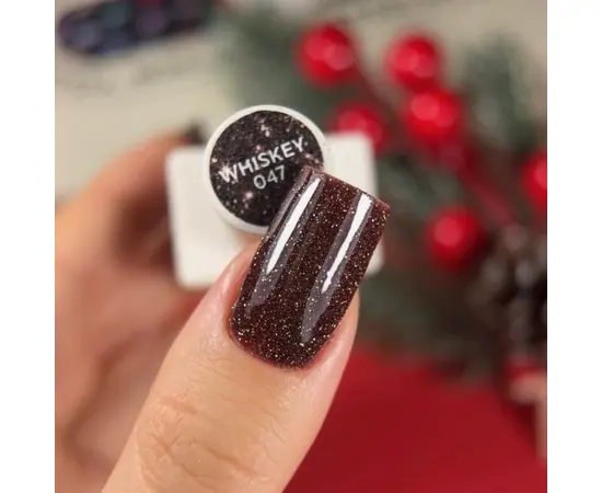 NOTD. Reflective Gel Polish Whiskey #047, 10 ml, гель-лак світловідбиваючий #4
