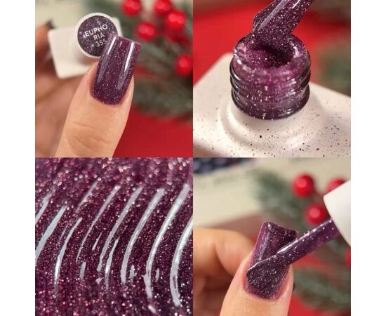 NOTD. Reflective Gel Polish Euphoria #355, 10 ml, гель-лак світловідбиваючий #3
