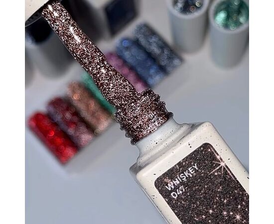 NOTD. Reflective Gel Polish Whiskey #047, 10 ml, гель-лак світловідбиваючий #2