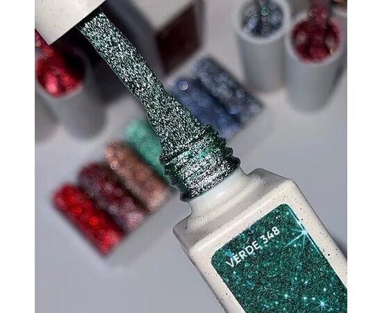NOTD. Reflective Gel Polish Verde #348, 10 ml, гель-лак світловідбиваючий #3