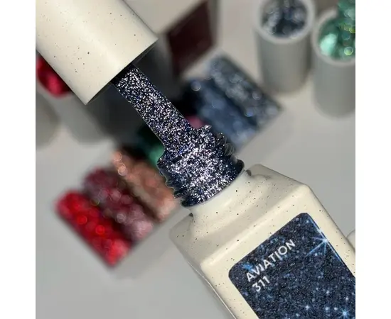 NOTD. Reflective Gel Polish Aviation #311, 10 ml, гель-лак світловідбиваючий #3