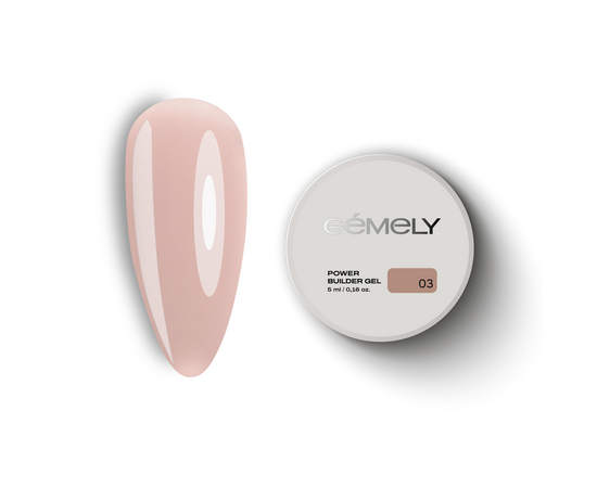 GÉMELY (ex GA&MA). Power builder gel #3, 5 ml, твердий гель #1