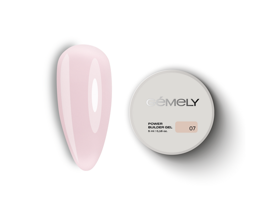 GÉMELY (ex GA&MA). Power builder gel #7, 5 ml, твердий гель #1