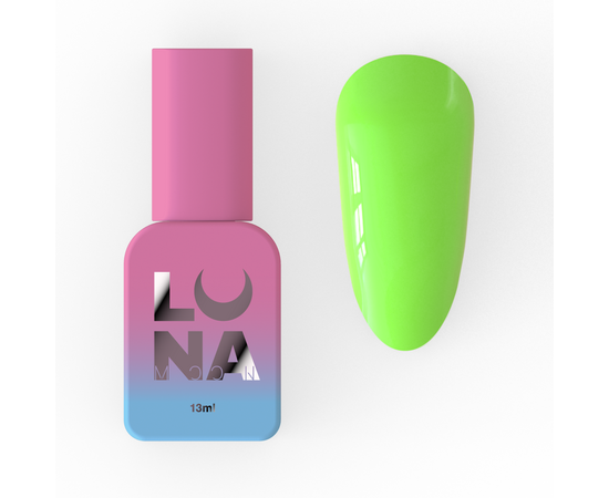LUNAmoon. Light Acrygel #23 Neon green, 13 ml, рідкий гель, зелений неон #1