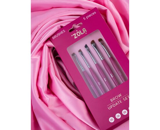 ZOLA. Brushes. Brow Update Set. Набір пензлів для брів, 5 шт #5