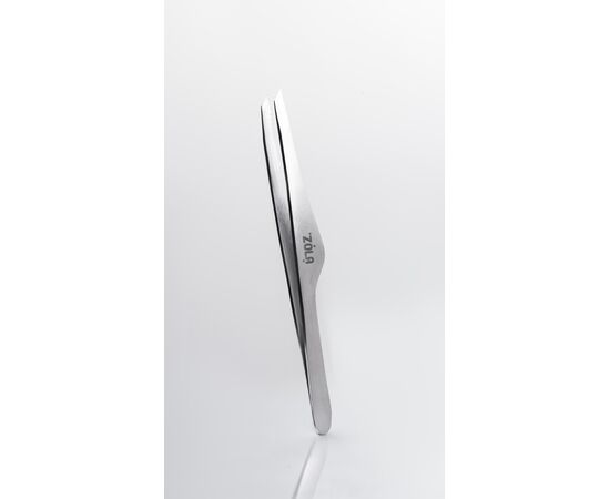 ZOLA. Eyebrow Tweezer "Premium Series". Silver. Пінцет професійний для брів, срібний #3