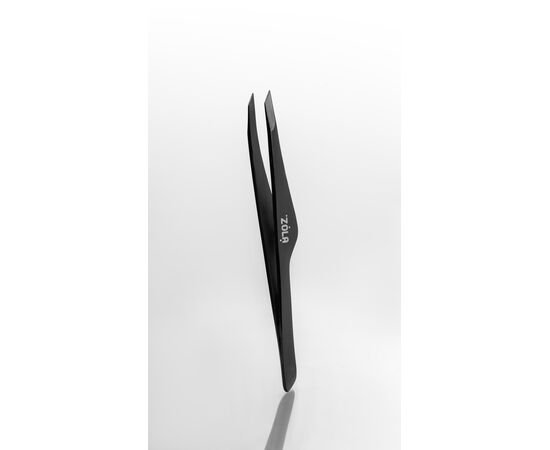 ZOLA. Eyebrow Tweezer "Premium Series". Black. Пінцет професійний для брів, чорний #2