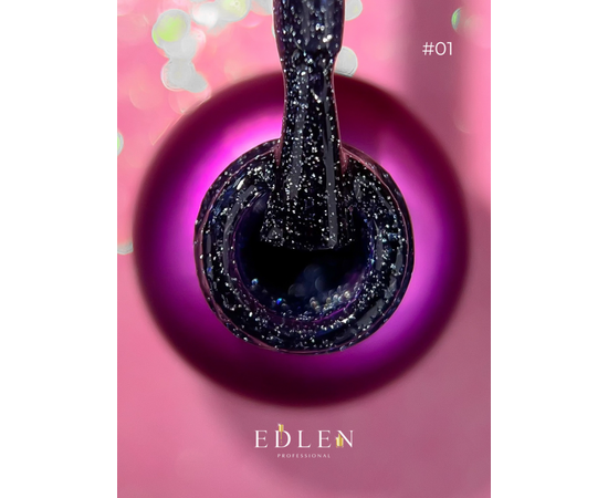 EDLEN Gel Polish Flash Fire №01, 9 ml, світловідбиваючий гель-лак #2