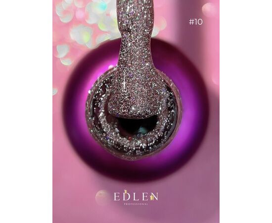 EDLEN Gel Polish Flash Fire №10, 9 ml, світловідбиваючий гель-лак #2