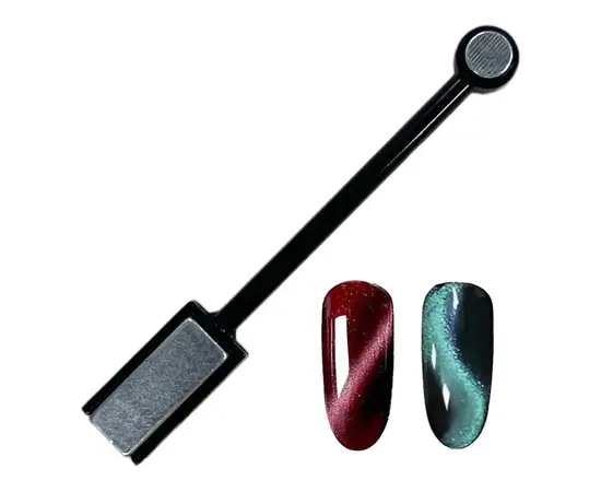 SAGA. Magnet for Gel Polish Cat's eye. Магніт ДВОСТОРОННІЙ для "котячого ока" #2