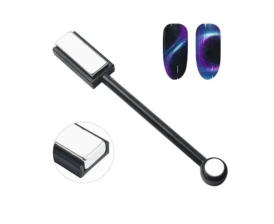 SAGA. Magnet for Gel Polish Cat's eye. Магніт ДВОСТОРОННІЙ для "котячого ока" #3