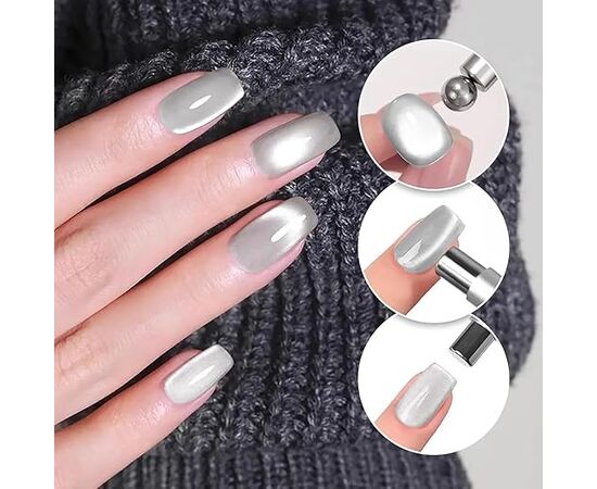 SAGA. Magnet for Gel Polish Cat's eye. Магніт З КУЛЕЮ для "котячого ока" #3