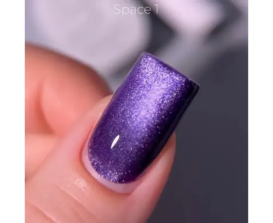 SAGA. Cat's Eye Gel Polish "Space Cat", #01, 10 ml. Гель-лак "Котяче око" #3