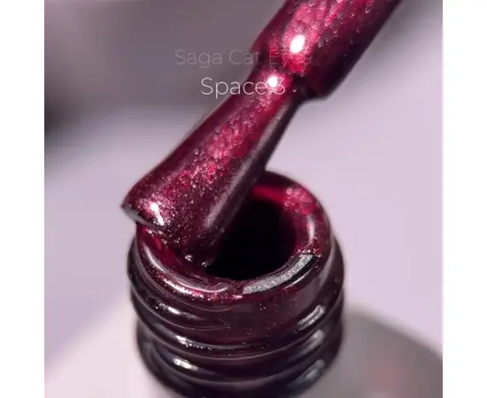 SAGA. Cat's Eye Gel Polish "Space Cat", #03, 10 ml. Гель-лак "Котяче око" #2