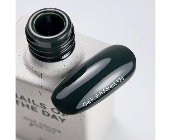 NOTD. Gel Polish Forest #328, 10 ml, гель-лак темно-зелений #3