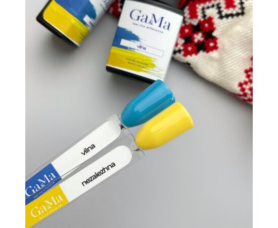 УЦІНКА / GA&MA. Gel polish, Independent, 10 ml, гель-лак, Незалежна #2