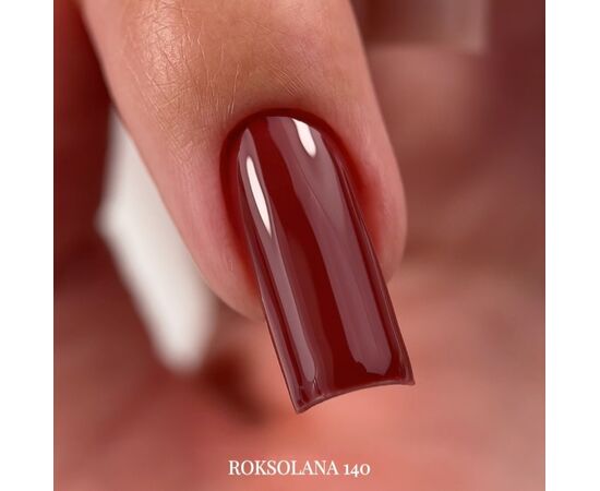 NOTD. Gel Polish Roksolana #140, 10 ml, гель-лак червоний #4