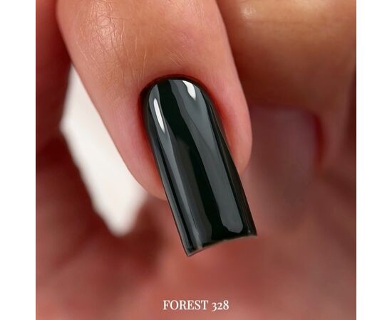 NOTD. Gel Polish Forest #328, 10 ml, гель-лак темно-зелений #4