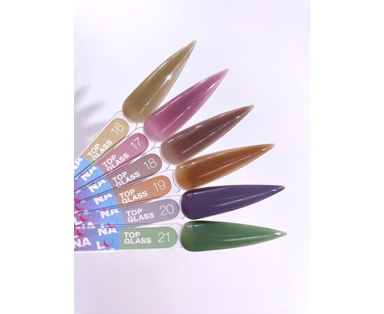 УЦІНКА / LUNAmoon. Glass Top Coat #18, 13 ml, топ кольоровий глянцевий #5