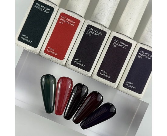 NOTD. Gel Polish Roksolana #140, 10 ml, гель-лак червоний #7