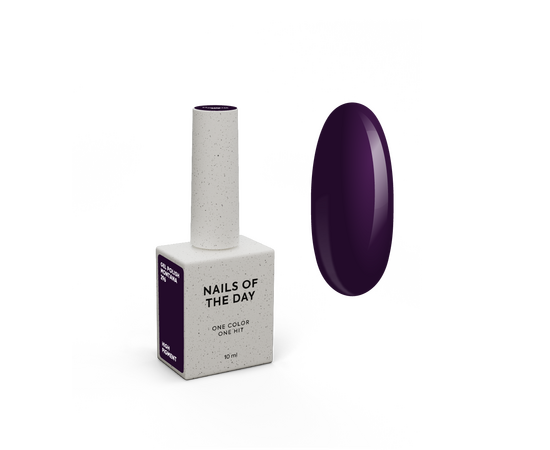 NOTD. Gel Polish Montana #296, 10 ml, гель-лак темно-фіолетовий #1