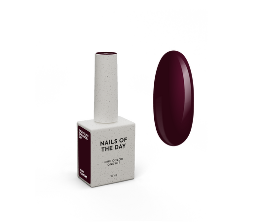 NOTD. Gel Polish Zinfandel #367, 10 ml, гель-лак темно-бордовий #1