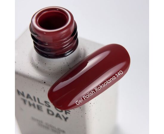 NOTD. Gel Polish Roksolana #140, 10 ml, гель-лак червоний #3