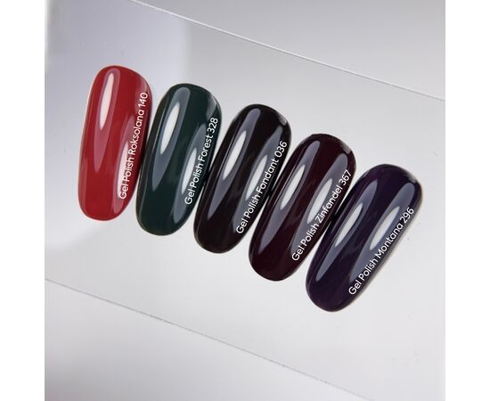 NOTD. Gel Polish Fondant #036, 10 ml, гель-лак темно-коричневий #6