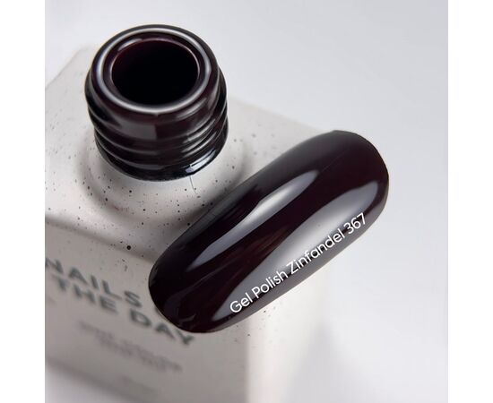 NOTD. Gel Polish Zinfandel #367, 10 ml, гель-лак темно-бордовий #3