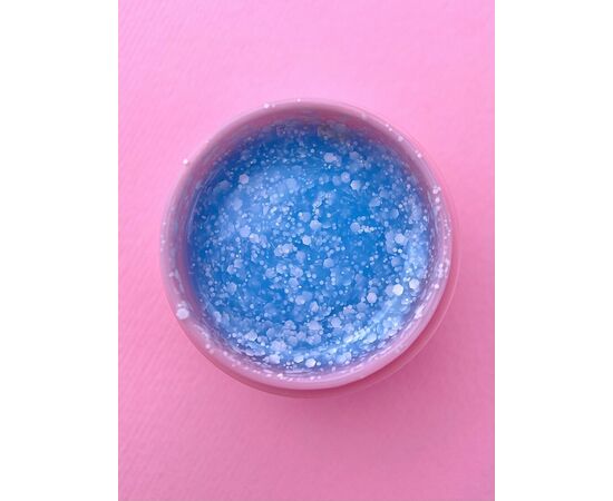 УЦІНКА / LUNAmoon. Bubble Gel #2, 5 ml, гель для дизайну з блискучими частинками #4