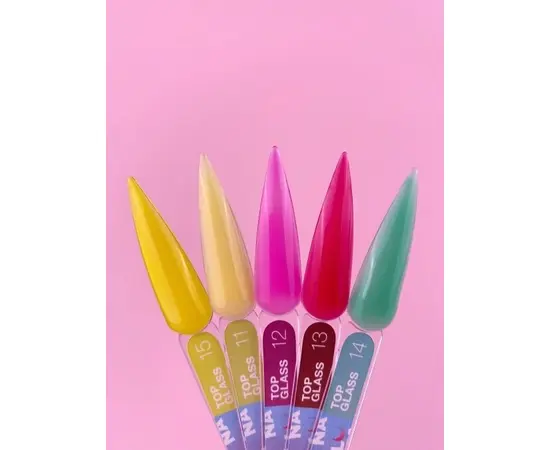 УЦІНКА / LUNAmoon. Glass Top Coat #14, 13 ml, топ кольоровий глянцевий #4