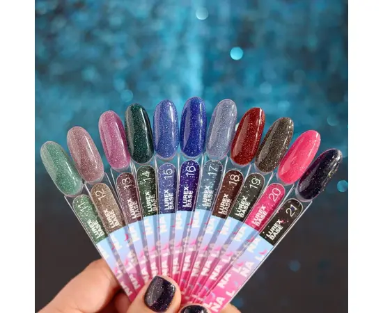 УЦІНКА / LUNAmoon. Lurex Base #17, Reflective, 13 ml, світловідбиваюча база #3