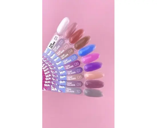 УЦІНКА / LUNAmoon. Glass Top Coat #7, 13 ml, топ кольоровий глянцевий #5