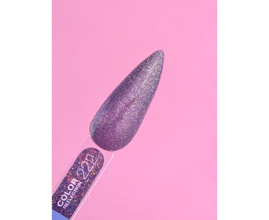 УЦІНКА / LUNAmoon. Reflection Gel Polish #222, 13 ml, світловідбиваючий гель-лак #3